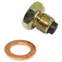 Oil drain plug magnetic M12 x 1,25 mm with sealing ring
