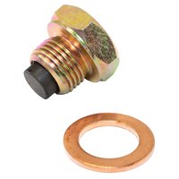 Oil drain plug magnetic M14 x 1,25 mm with sealing ring