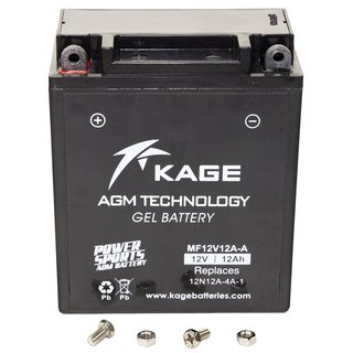 GEL Battery KAGE YB12A-A YB12A-B 12AH