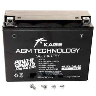 GEL Battery KAGE YB16AL-A2 16AH
