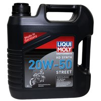 Motorl Motor l LIQUI MOLY Street 20W-50 HD SYNTH 4 Liter