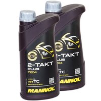Motorl Gemisch l MANNOL 2-Takt Plus API TC 2 X 1 Liter