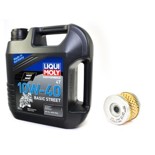 Engine oil mineral 10W40 4 liters + oil filter OX119