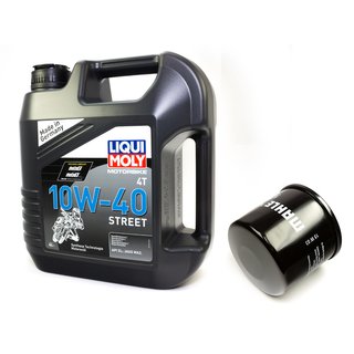Motorl Set Street 10W40 4 Liter + lfilter OC574