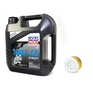 Motorl Set Street 10W40 4 Liter + lfilter OX410