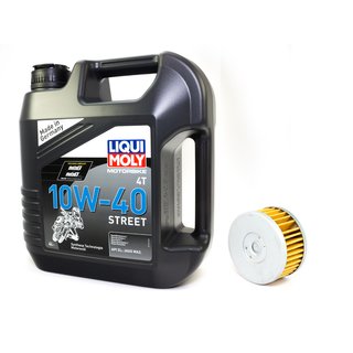 Motorl Set Street 10W40 4 Liter + lfilter OX408
