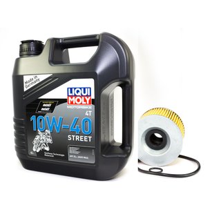Motorl Set Street 10W40 4 Liter + lfilter OX61D