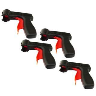 Pistol grip handle for spraycan Bockauf 4 pieces
