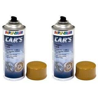 Felgenlack Lack Spray Cars Dupli Color 385902 Gold 2 X 400 ml