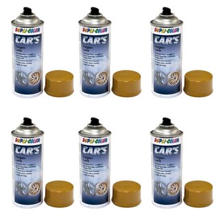 Felgenlack Lack Spray Cars Dupli Color 385902 Gold 6 X 400 ml