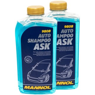 Auto Shampoo 9808 ASK Autowsche MANNOL 2 X 1 Liter