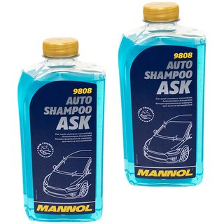 Auto Shampoo 9808 ASK Autowsche MANNOL 2 X 1 Liter