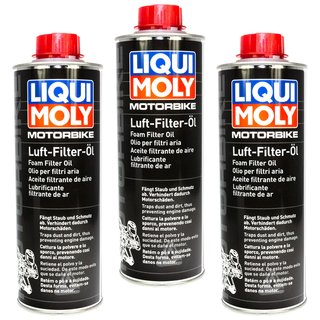 Motorbike Luftfilterl Luft Filter l LIQUI MOLY 3 X 500 ml