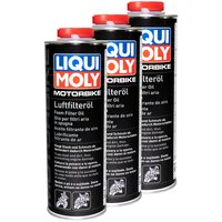 Motorbike Airfilteroil Air Filter Oil LIQUI MOLY 3 X 1 liter