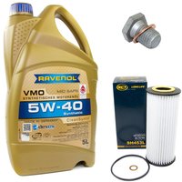 Engineoil set VMO SAE 5W-40 5 liters + Oil Filter SH453L...