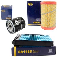 Filter set air filter SB 674 + cabin air filter SA 1185 +...
