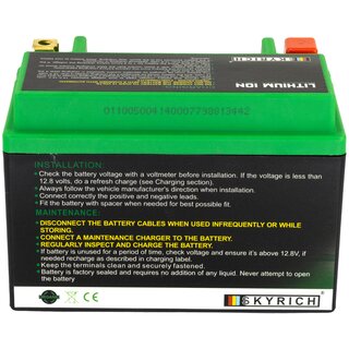 Batterie Lithium-Ionen HJTX9-FP Skyrich