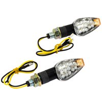 Blinker Paar LED PEAK schwarz E-geprüft