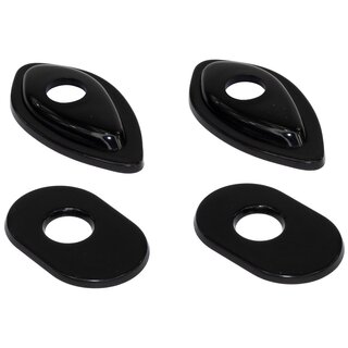 Spiegel Paar Mini-Alu oval schwarz online kaufen, 41,95 €