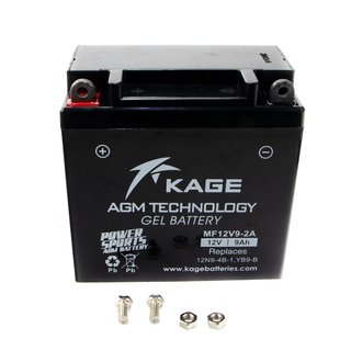 Batterie GEL KAGE YB7-A YB9-B YB9A-A 12N9-4B-1