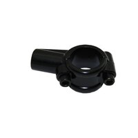 Mirror clamp black 22 mm handlebar