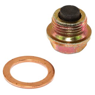 Oil drain plug magnetic M18 x 1.5 mm with sealing ring