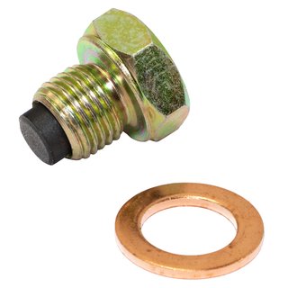 Oil drain plug magnetic M12 x 1,25 mm with sealing ring