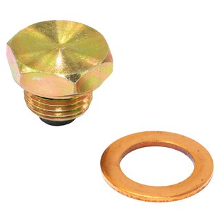Oil drain plug magnetic M16 x 1.5 mm with sealing ring