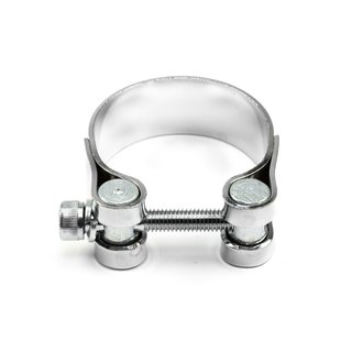 Exhaust clamp 45 mm chrome