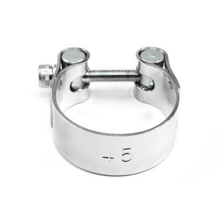 Exhaust clamp 45 mm chrome