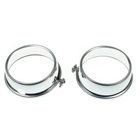Chrome Top Cover (Pair speedometer and tachometer)