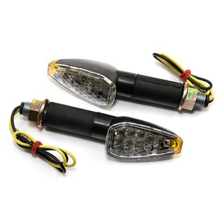 Blinker Paar LED Sparkle schwarz 40 mm E-geprft