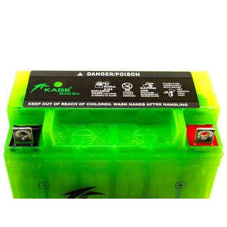 Battery Green GEL KAGE YB5L-B 12N5-3B