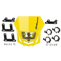 Headlight mask Polisport LMX color yellow