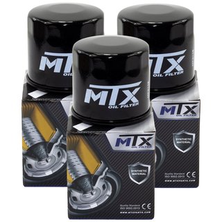 Oil filter engine oilfilter Moto Filters MF138 set 3 pieces