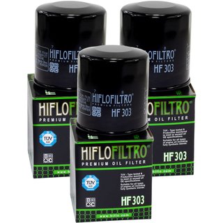 Oilfilter Engine Oil Filter Hiflo HF303 Set 3 Pieces