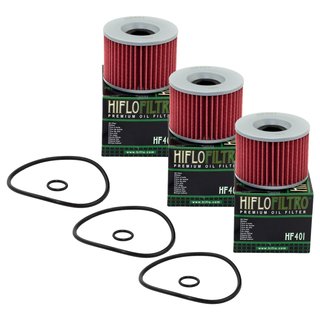Oilfilter Engine Oil Filter Hiflo HF401 Set 3 Pieces