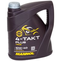 Motoröl Motor Öl MANNOL 4-Takt Plus API SL 10W-40 4 Liter