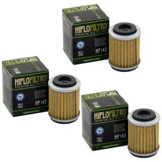 Oilfilter Engine Oil Filter Hiflo HF143 Set 3 Pieces