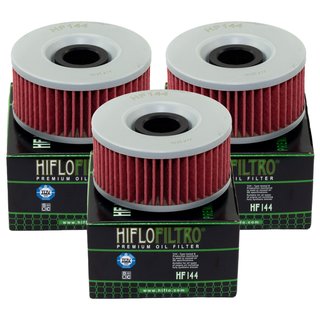 Oilfilter Engine Oil Filter Hiflo HF144 Set 3 Pieces