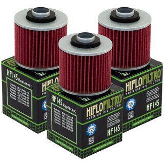 Oilfilter Engine Oil Filter Hiflo HF145 Set 3 Pieces