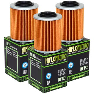 Oilfilter Engine Oil Filter Hiflo HF152  Set 3 Pieces