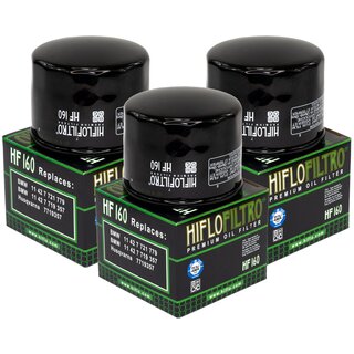 lfilter Motor l Filter Hiflo HF160 Set 3 Stck