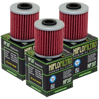 lfilter Motor l Filter Hiflo HF207 Set 3 Stck