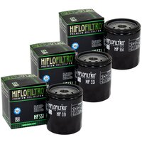 Oilfilter Engine Oil Filter Hiflo HF551 Set 3 Pieces
