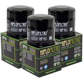 Oilfilter Engine Oil Filter Hiflo HF951 Set 3 Pieces