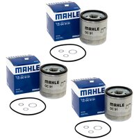 Oilfilter Engine Oil Filter Mahle OC91D1 set 3 pieces