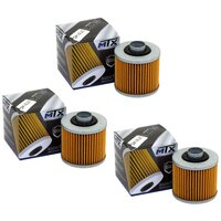 Ölfilter Motor Öl Filter Moto Filters MF145 Set 3 Stück