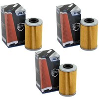 Oil filter engine oilfilter Moto Filters MF155 set 3 pieces