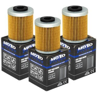 Oil filter engine oilfilter Moto Filters MF157 set 3 pieces